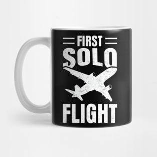 First Solo Flight Future Pilot Aviation Lover Mug